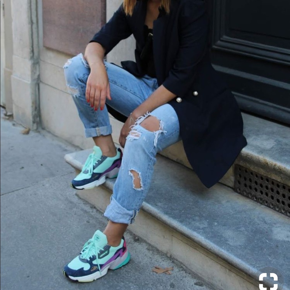 Adidas Falcon Woman Size 6 Dad Shoes